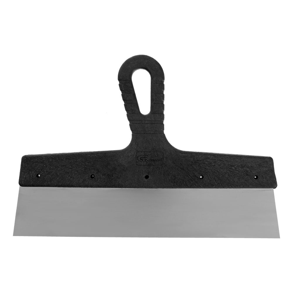 Шпатель фасадный из нержавеющей стали, 300 мм, пластмассовая ручка Сибртех (85442)