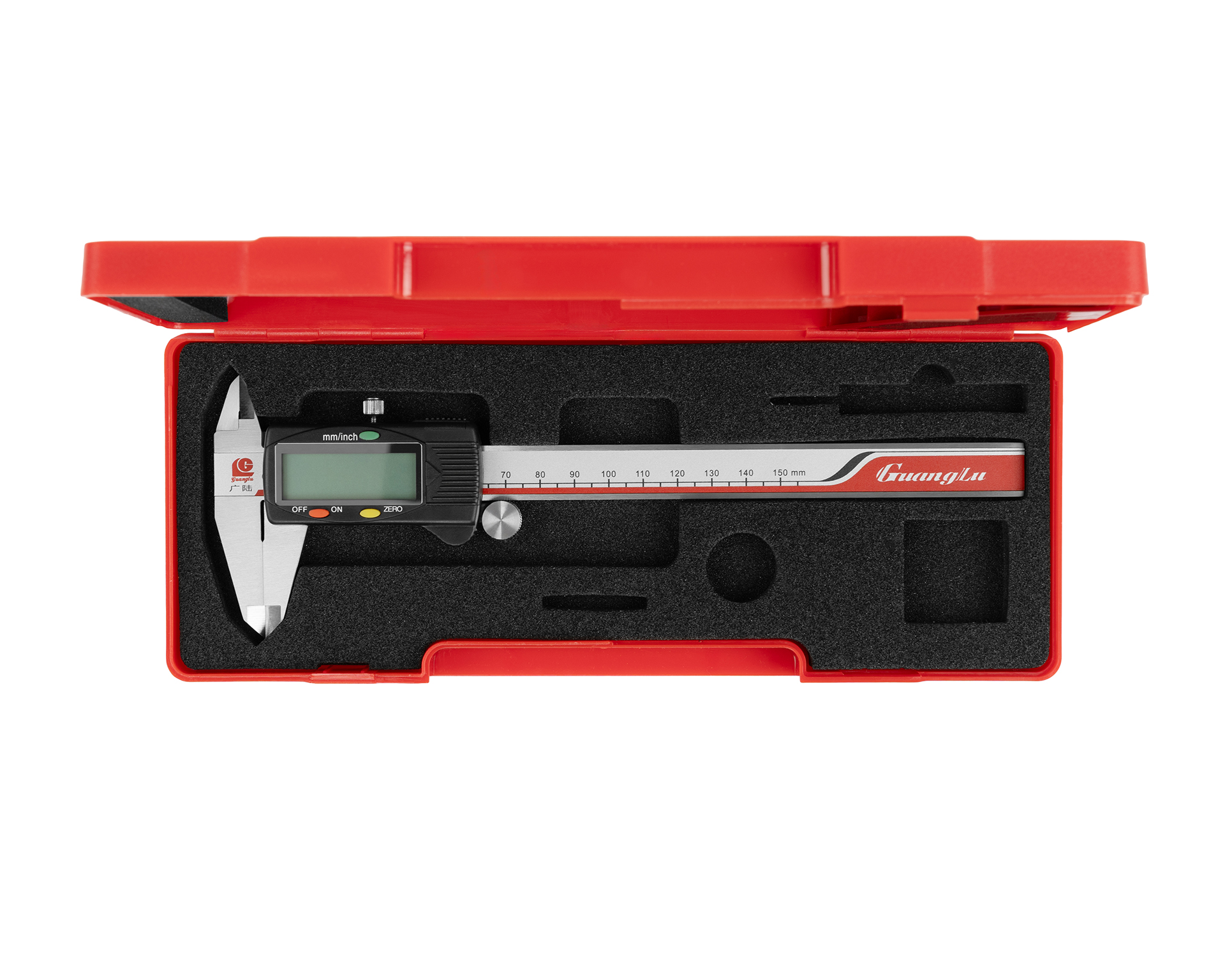 Штангенциркуль ШЦЦ-1-150 0,01 электр. с увеличенным ЖК дисплеем 110-221 Guanglu