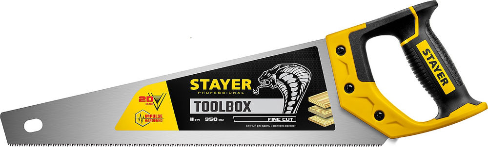 Ножовка многоцелевая Cobra ToolBox, 350 мм STAYER Professional 2-15091-45_z01
