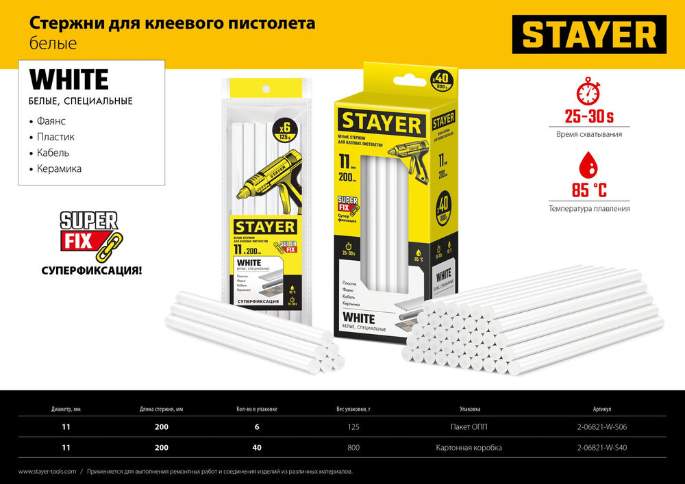 Диск пильный по дереву быстрый рез Fast STAYER 180x30/20 мм 20Т 3680-180-30-20_z01  