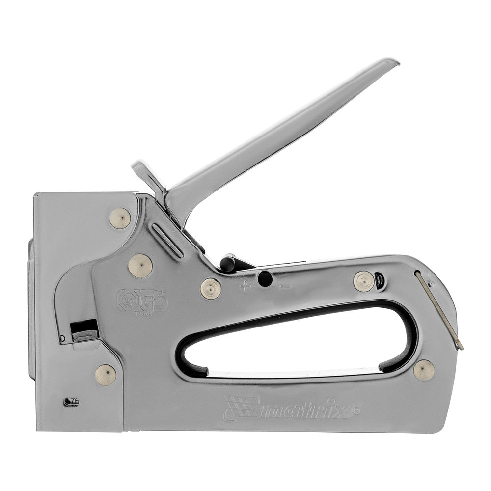 Степлер мебельный металлический регулируемый, тип скобы 53, 6-14 мм Matrix Professional (40913)