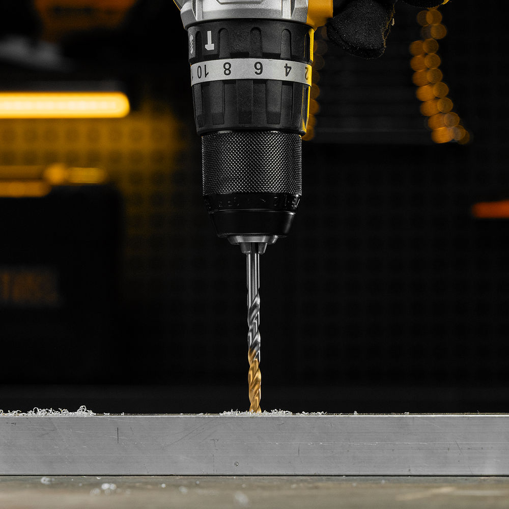 Сверло спиральное по металлу 5,5 x 93 мм, Р6М5, Golden Tip Denzel (718234)