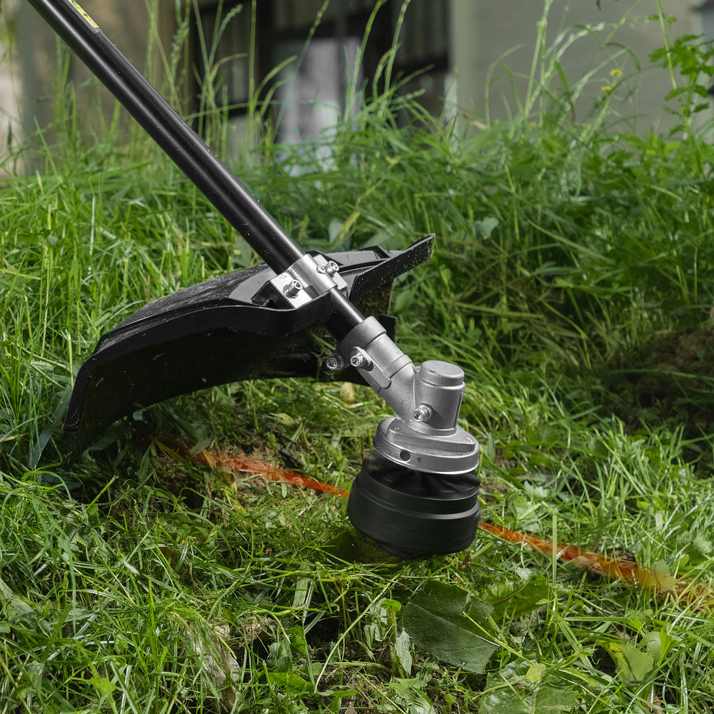 Триммер электрический ЭК-1200, 1200 Вт, 380 мм, разборная штанга, катушка, диск Сибртех (96632)