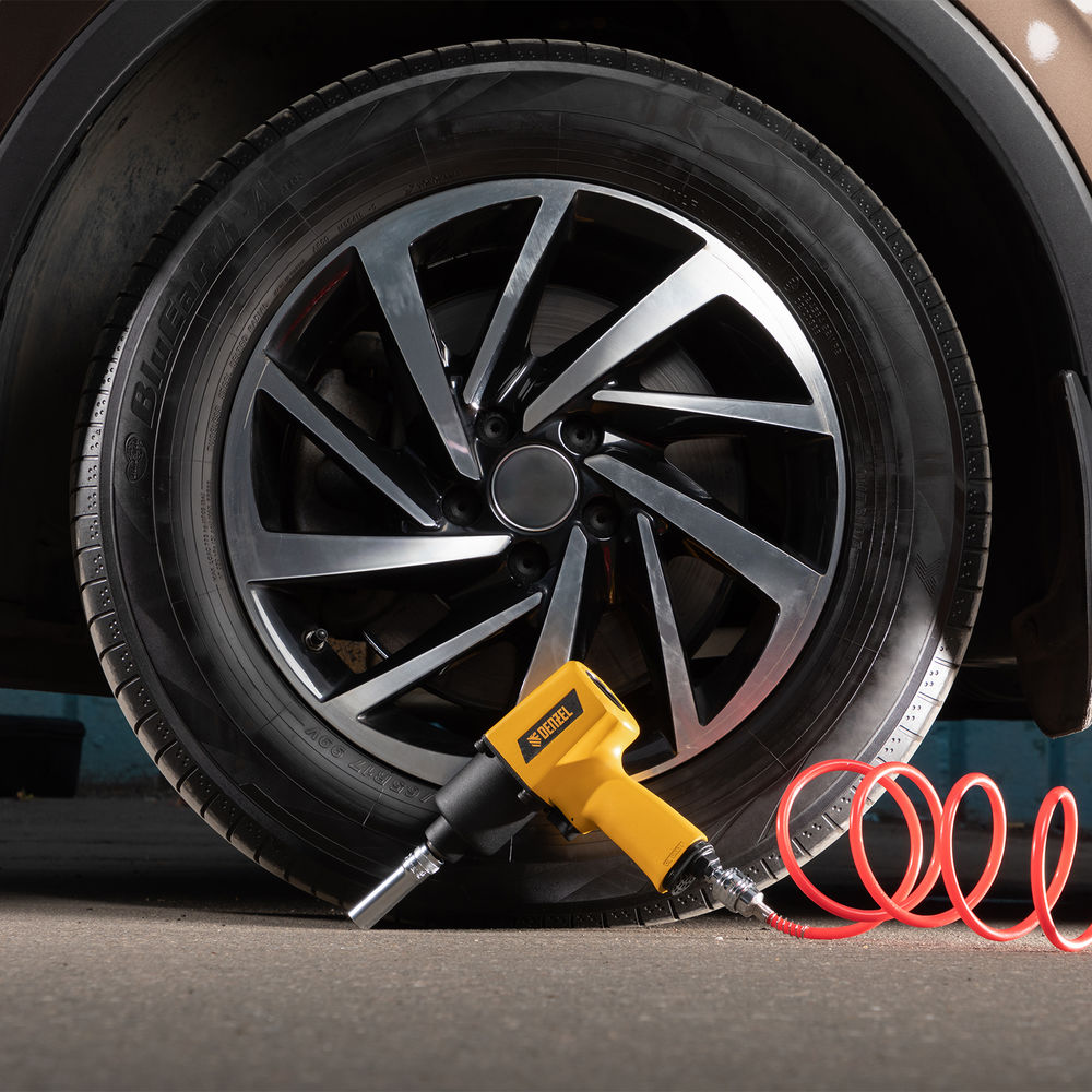 Ударный пневмогайковерт IW1500SP, 1/2, 8800 об/мин, 1490 Нм Denzel (57474)