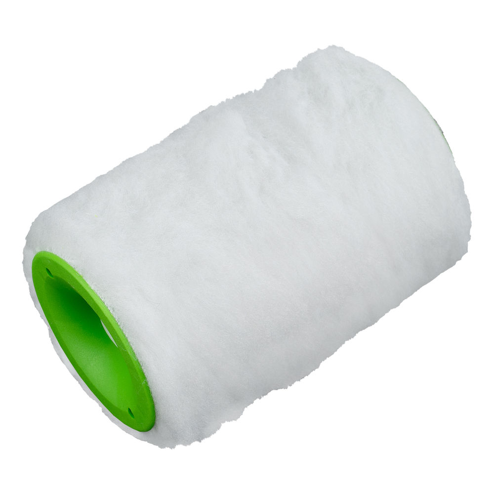 Валик сменный Искусственный мех , 100 мм, ворс 15 мм, D 48 мм, D ручки 6 мм, полиэстер Сибртех (80116)