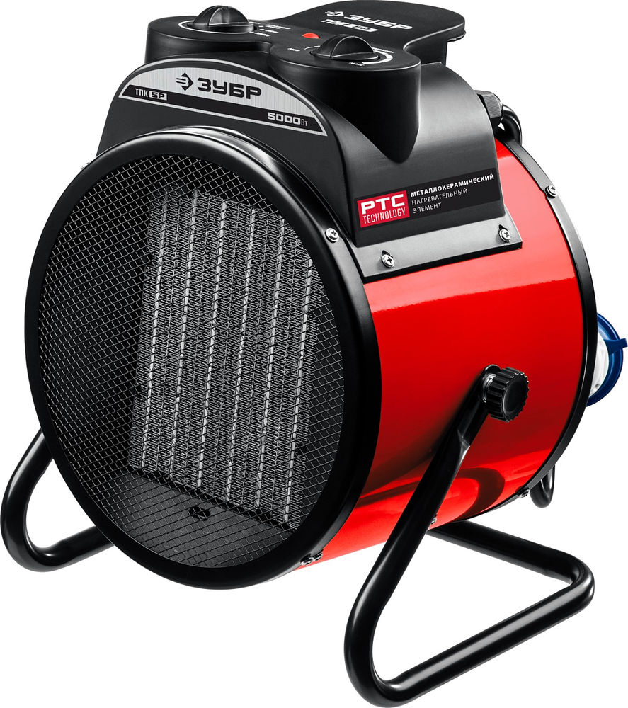 Тепловая пушка электрическая 5 кВт ЗУБР ТПК-5Р