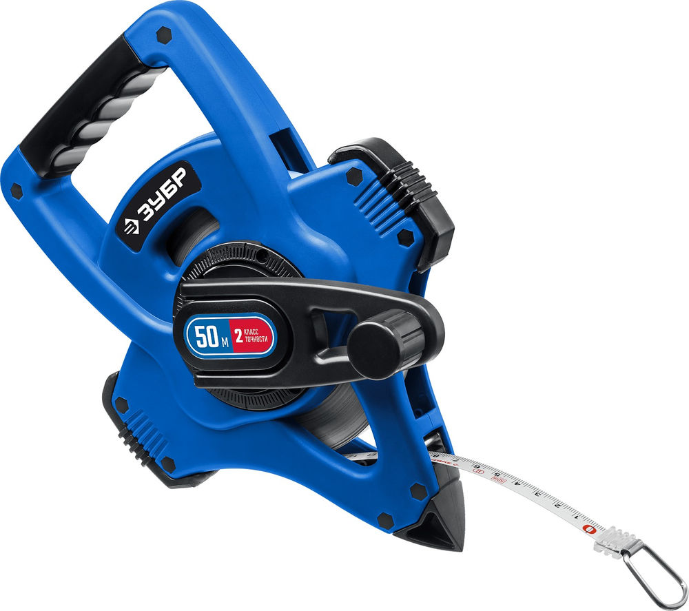 Лента мерная геодезическая стальная 50 м Профессионал ЗУБР 34170-50