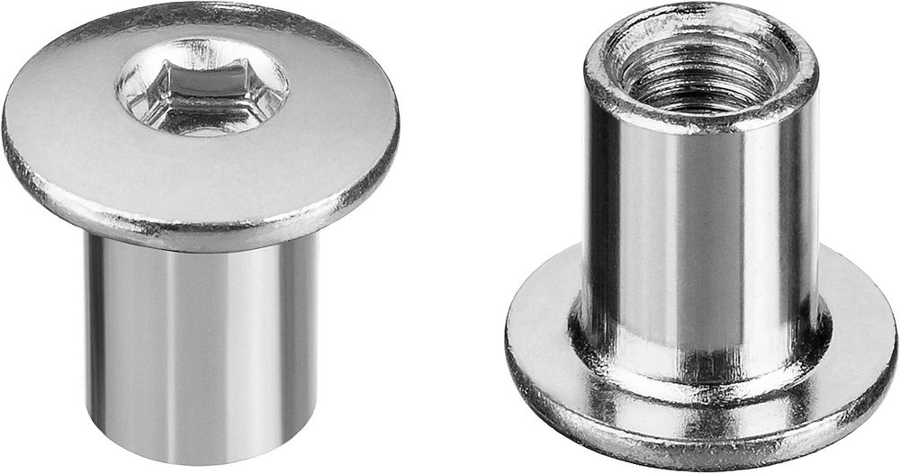 Гайка Эриксона с полукруглой головкой M6 x 12 мм, шест. 4 мм, цинк, 5 кг ЗУБР Профессионал 303760-4