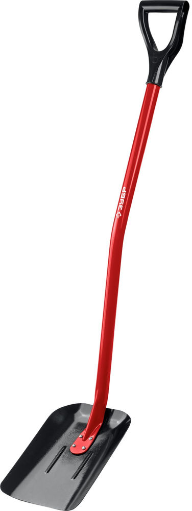 Лопата совковая МАСТЕР, 295 х 230 х 1200 мм, полотно 1.5 мм, закалено, стальной изогнутый черенок с рукояткой, тип ЛСП ЗУБР 39525