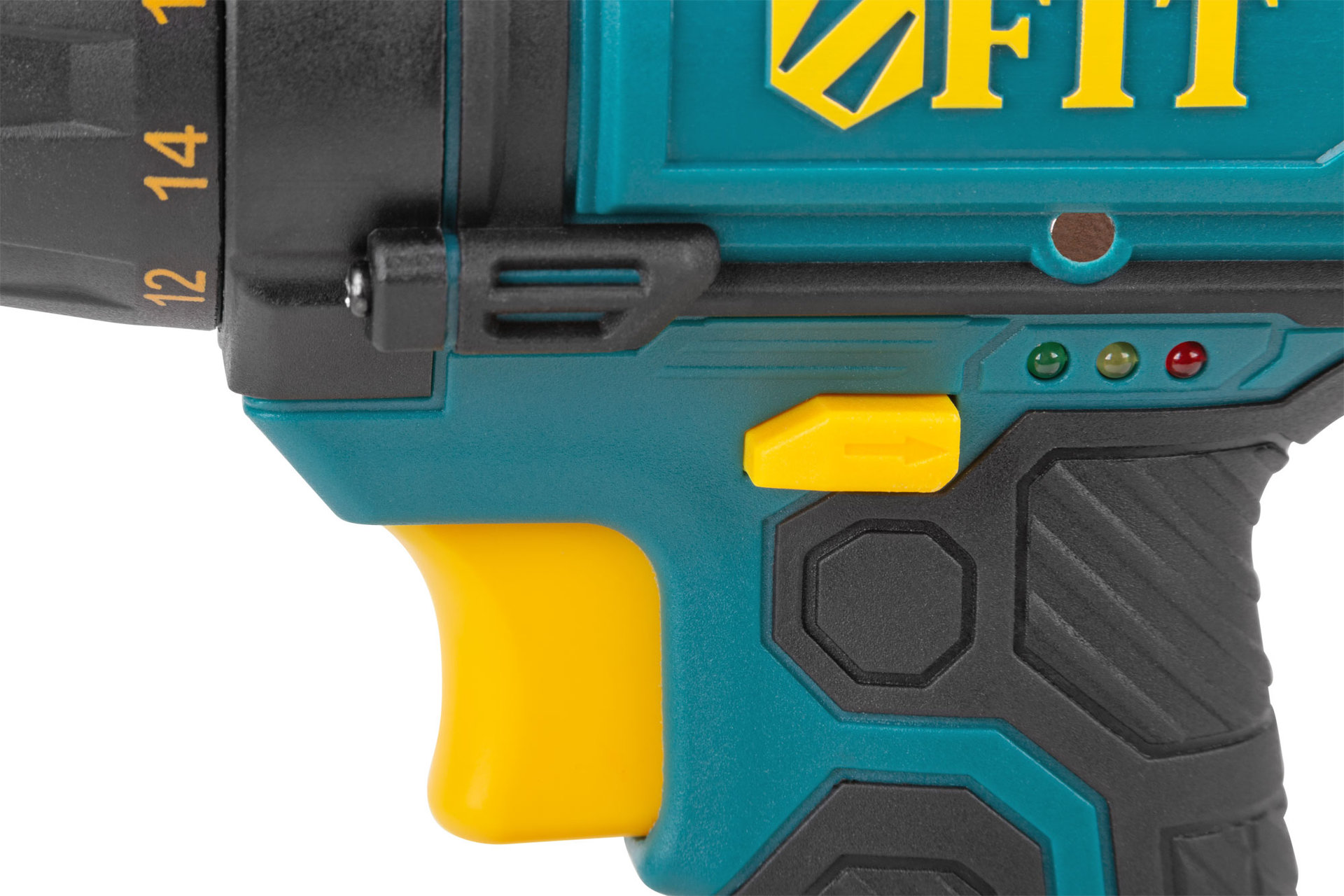 Дрель-Шуруповерт акк. 14,4 В; 0-450/1550 об/мин; 23 Нм; 2 (Li-Ion) 1,3 Ач; 1,5 ч.; рез. накл.; кейс (80198)