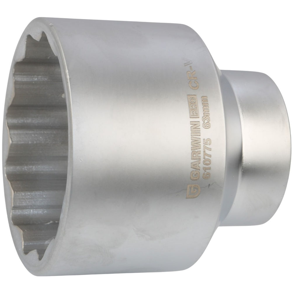 Головка, 1, 63 мм, торцевая, 12-гранная, GARWIN PRO, 610775-63