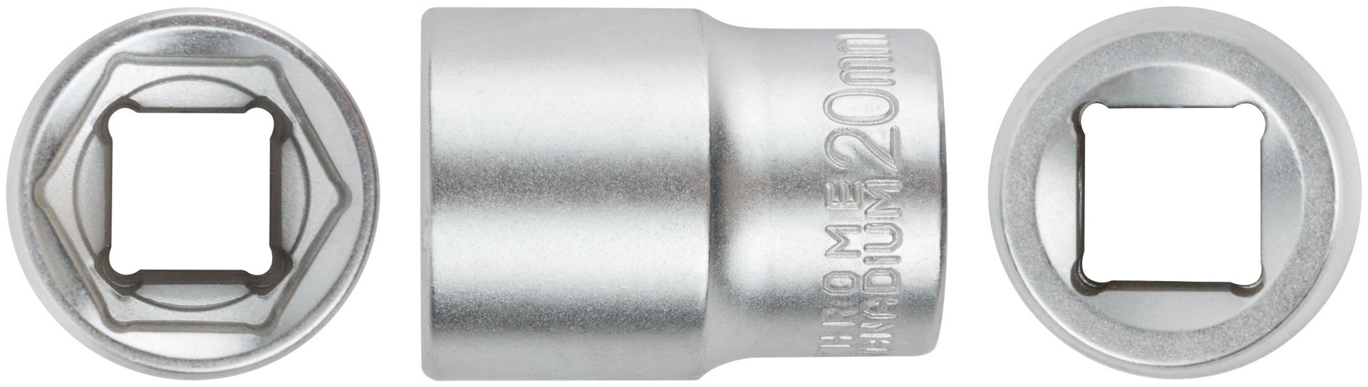 Головка 6-гранная CrV 1/2 20 мм