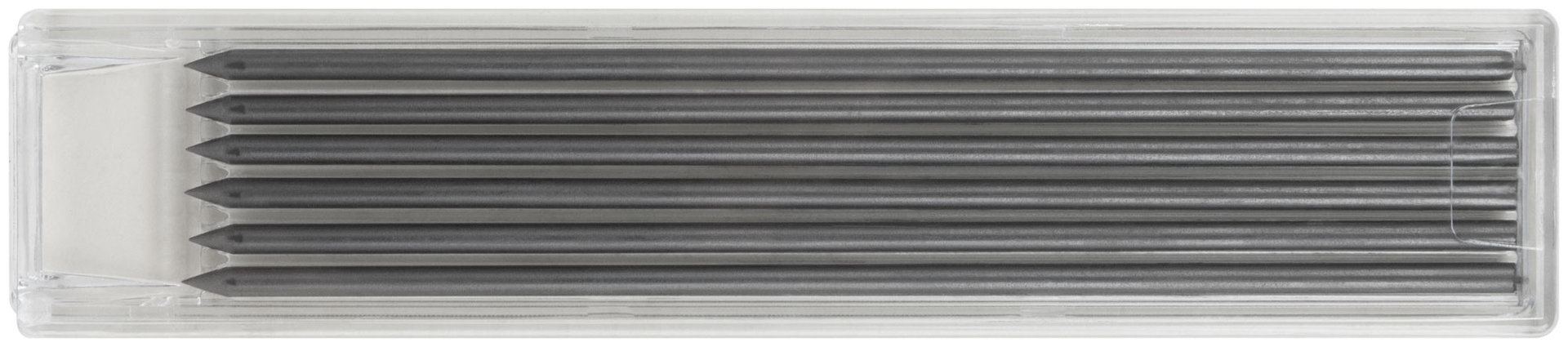 Грифели сменные для карандаша строительного, черные, 6 шт. (04322)