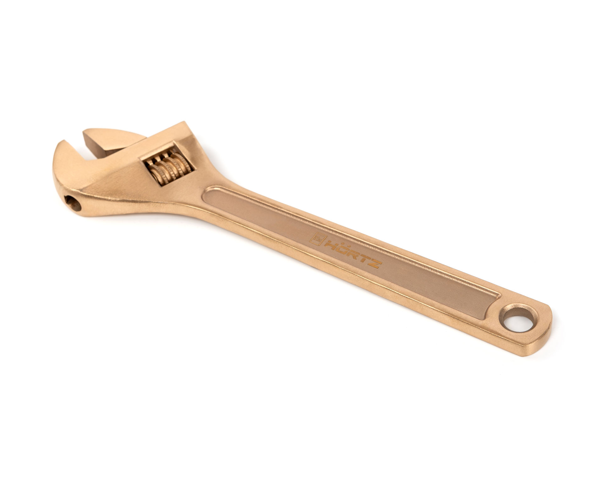 Ключ гаечный разводной шведский КР-36 искробезопасный сплав BeCu 125-1010, HORTZ