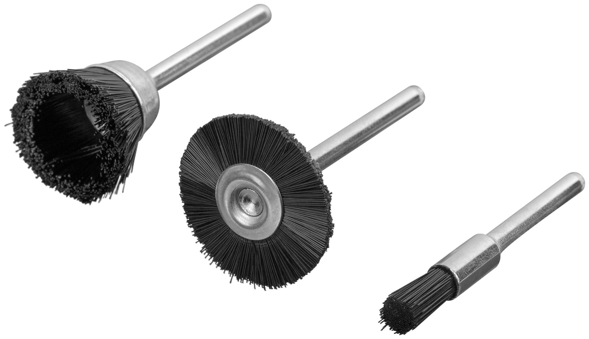 Корщетки нейлоновые, набор 3 шт (36905)