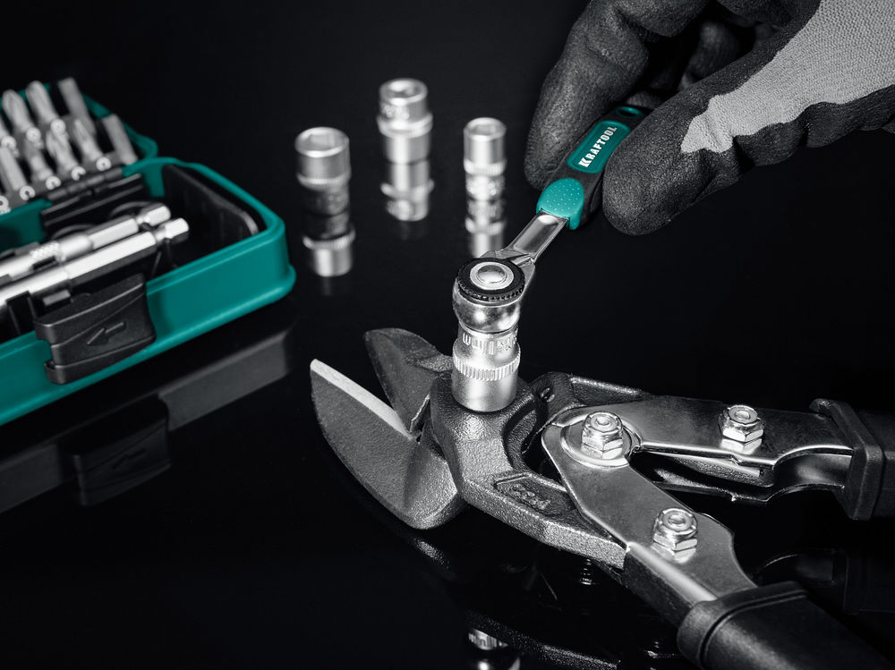 Набор инструмента универсальный 35 предм., 1/4 X-Drive 35 KRAFTOOL 27974