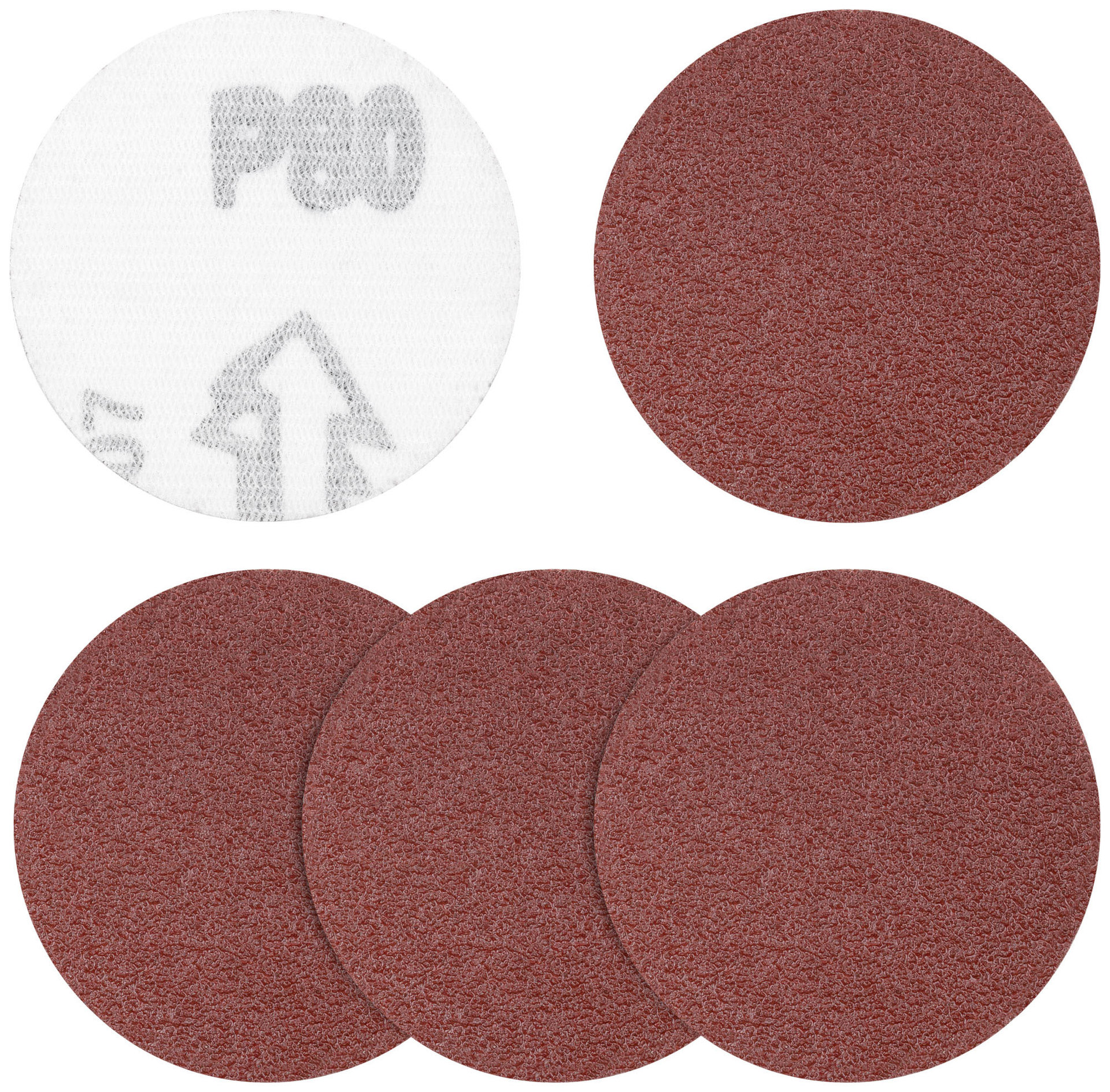 Круги шлифовальные, набор 10 шт.+ штифт 1 шт. (36913)