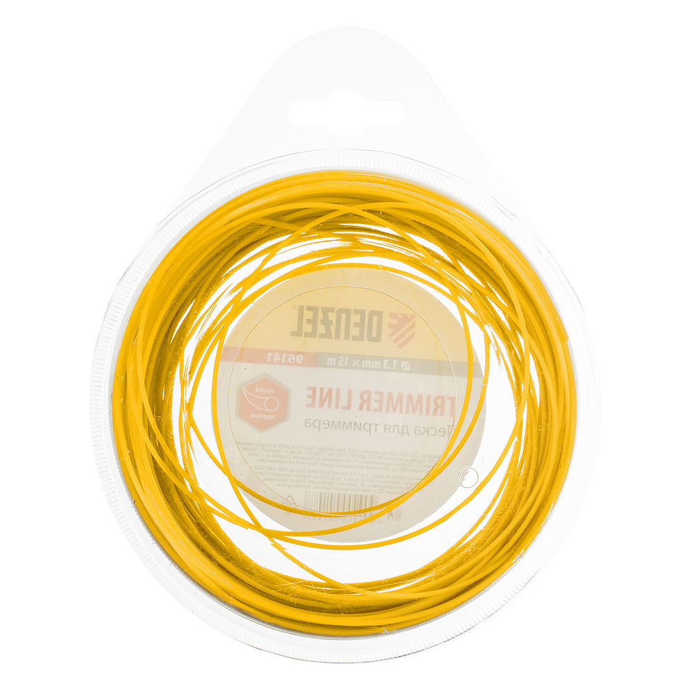 Леска для триммера круглая, 1.3 мм х 15 м Denzel (96141)