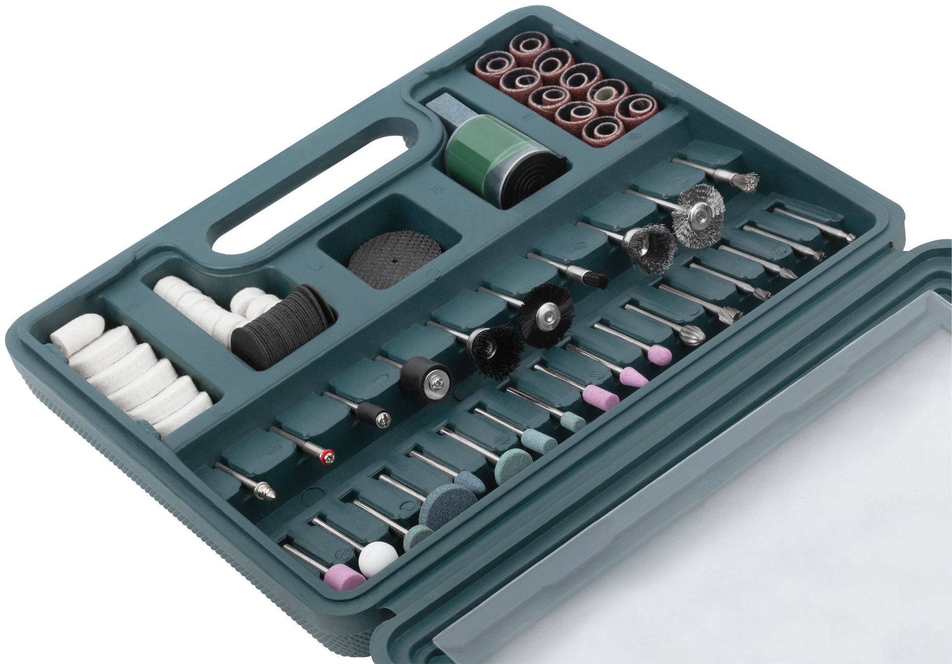 Набор насадок для гравировальной машины в чемоданчике 100 шт.