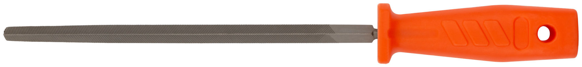 Напильник, пластиковая ручка, трехгранный 200 мм (42620)