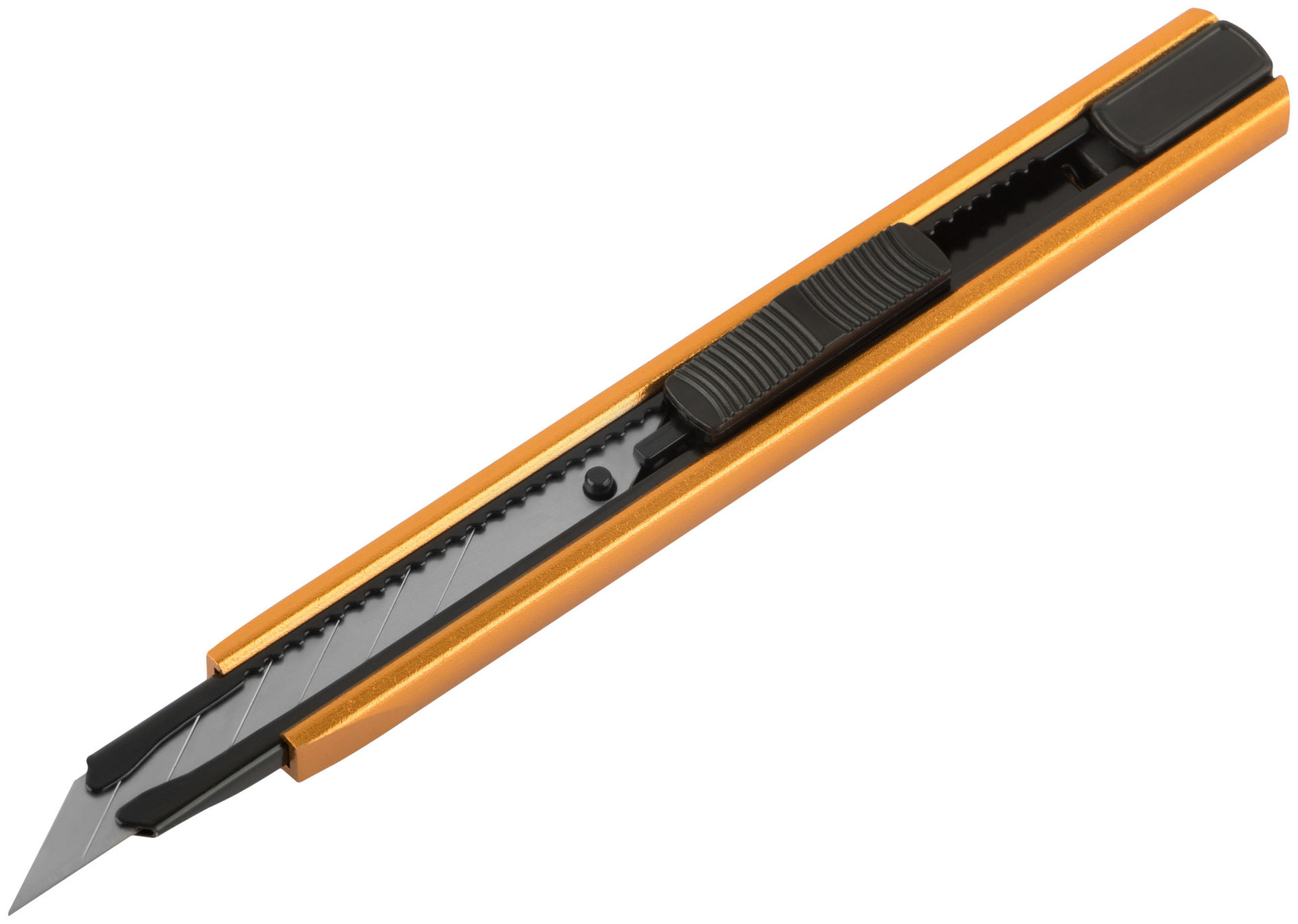 Нож технический 9 мм усиленный, металлический корпус (10215)