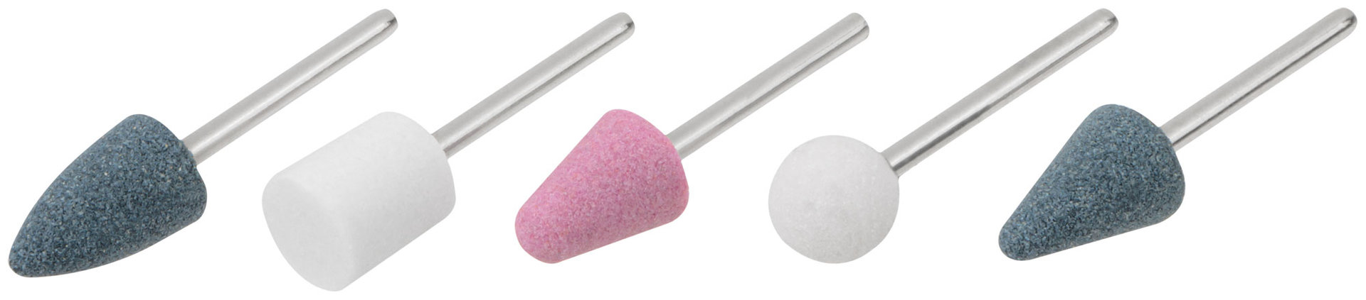 Шарошки абразивные по металлу, 5 шт. ( малые ) (36465)