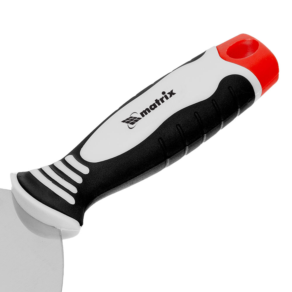 Шпательная лопатка из нержавеющей стали, 150 мм, трехкомпонентная ручка Matrix (85538)