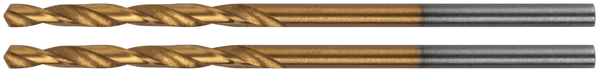 Сверла HSS по металлу, титановое покрытие, в блистере 2,0 мм (2 шт.) (34320)
