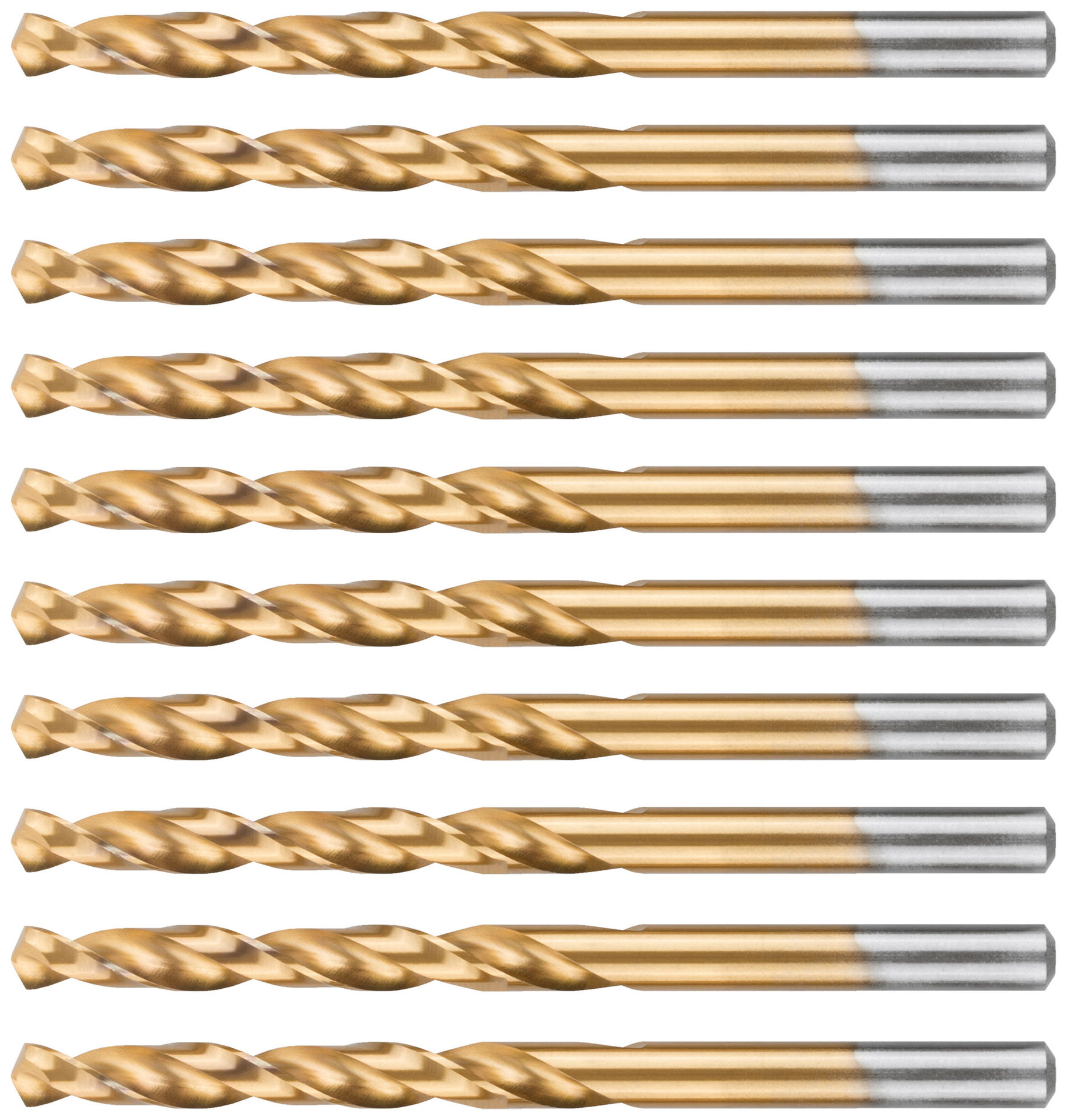 Сверло по металлу Cutop Profi с титановым покрытием, 6х93 мм (10 шт) (52-449)