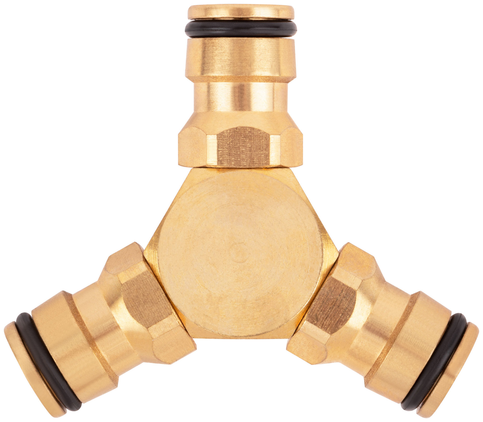 Тройник латунь (77462)