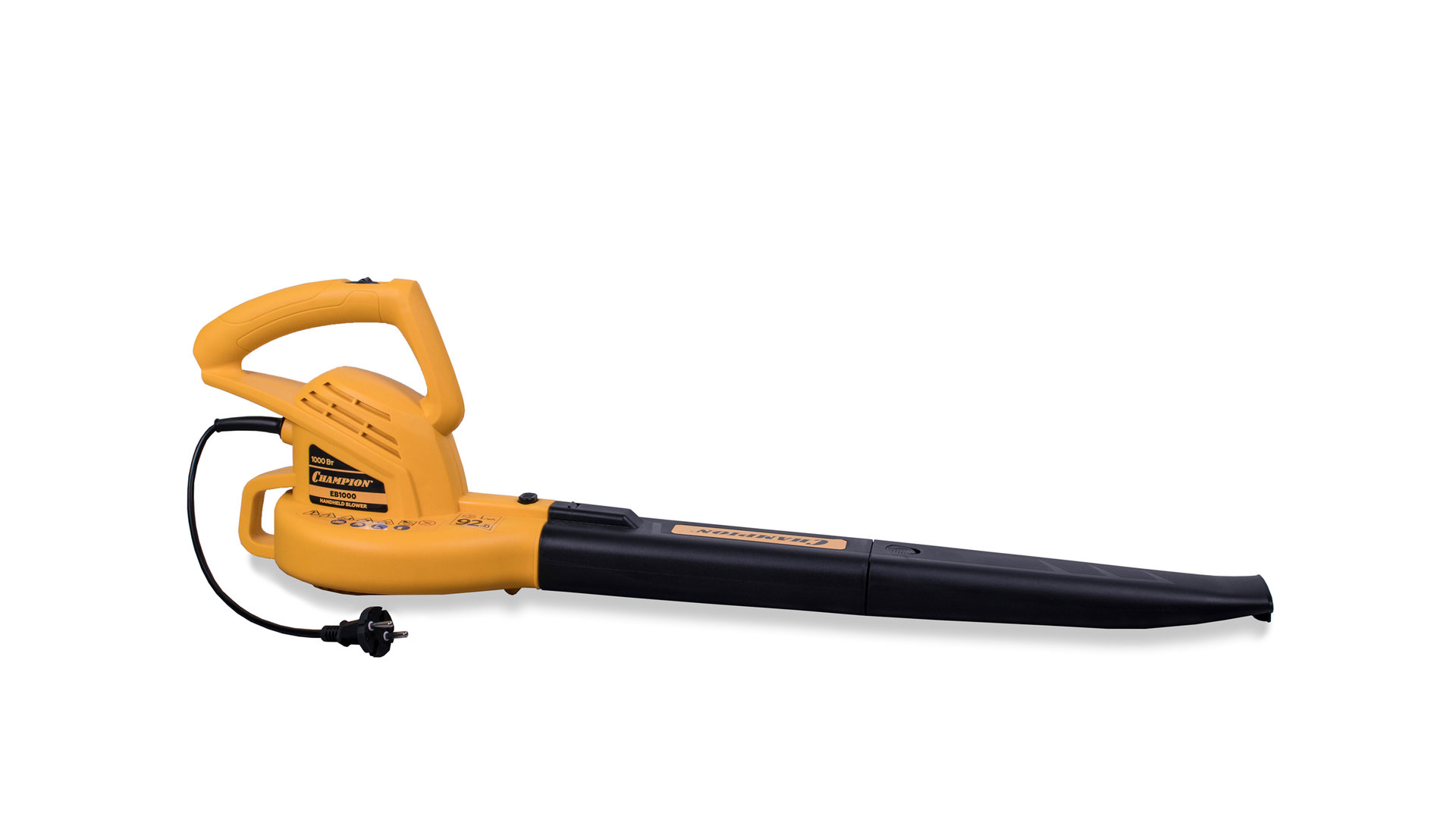 Воздуходувка электрическая 1000Вт 1,9кг 264м?/ч 96м/с CHAMPION EB1000