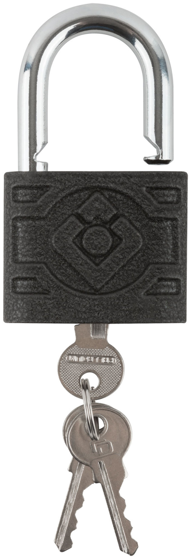 Замок навесной чугунный корпус PALLADIUM (305F ) 60х45 мм, стальная дужка 10 мм (67082)