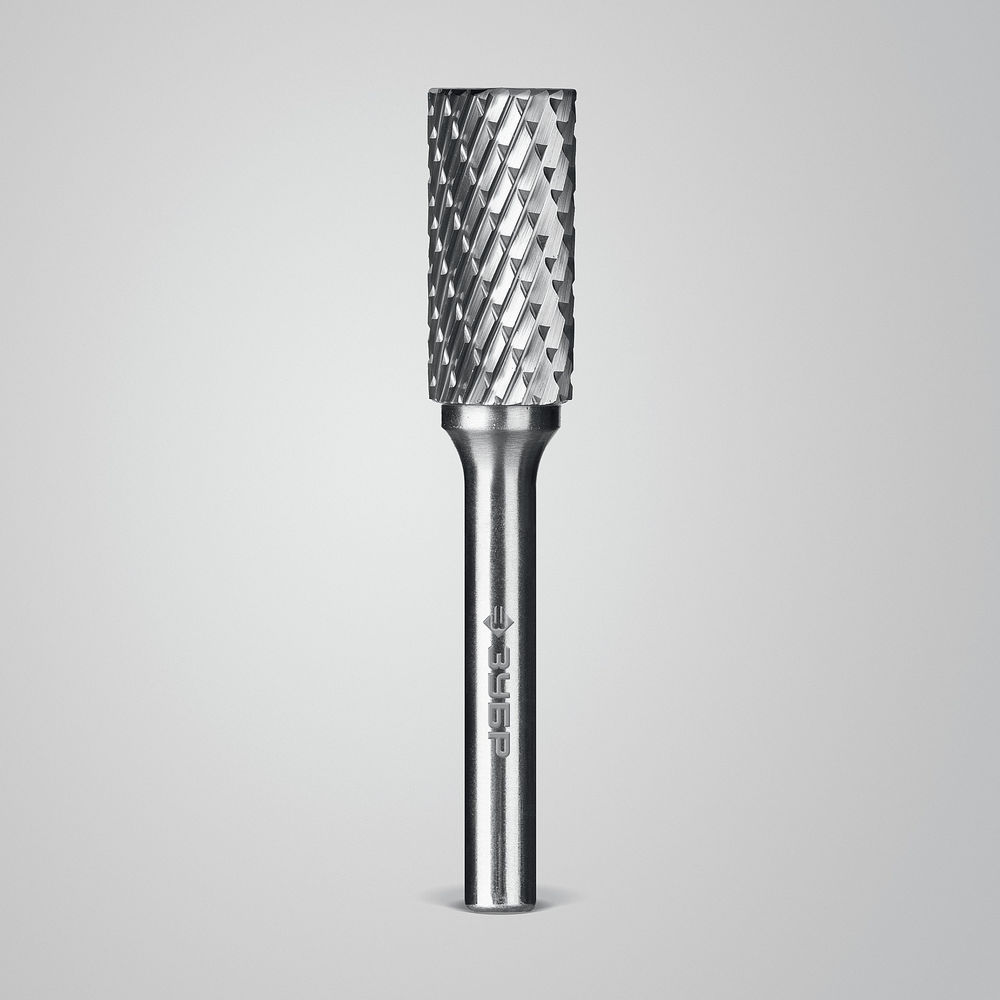 Борфреза твердосплавная 12?25 мм, тип B (цилиндр с торцевыми зубьями), хв-к 6 мм ЗУБР ПРОФЕССИОНАЛ 28801-12-25