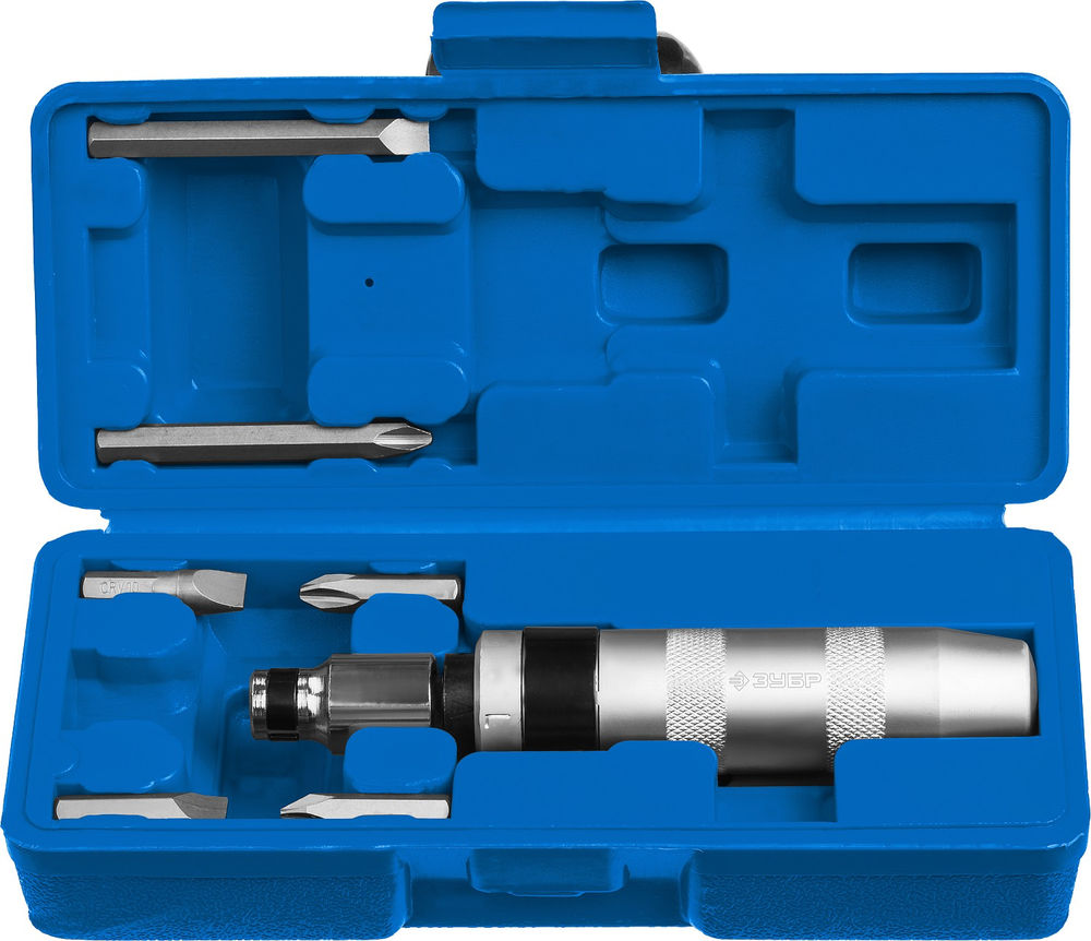 Отвертка ударно-поворотная 8 предм. Профессионал ЗУБР 2567