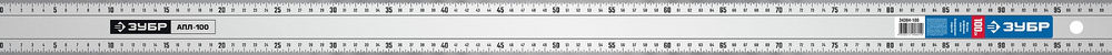 Линейка 1.0 м усиленная алюминиевая Профессионал ЗУБР АПЛ 34384-100