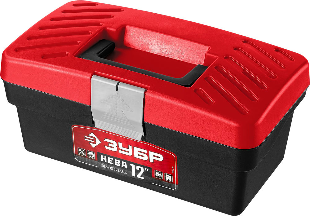 Пластиковый ящик для инструментов 285 х 155 х 125 мм 12 ЗУБР НЕВА-12 38323-12