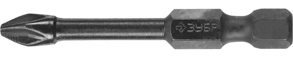 Биты ударные PH2, 50 мм, 2 шт ЗУБР Профессионал 26021-2-50-S2