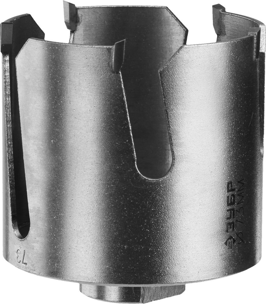 Коронка с твердосплавными резцами 73 мм ЗУБР Проуниверсал Профессионал 29514-73