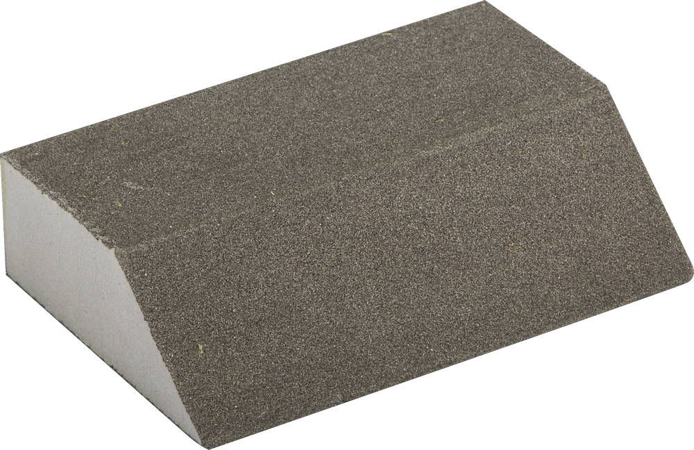 Губка шлифовальная водостойкая четырехсторонняя Р120, 100 х 68 х 42 х 26 мм ЗУБР 35613-120