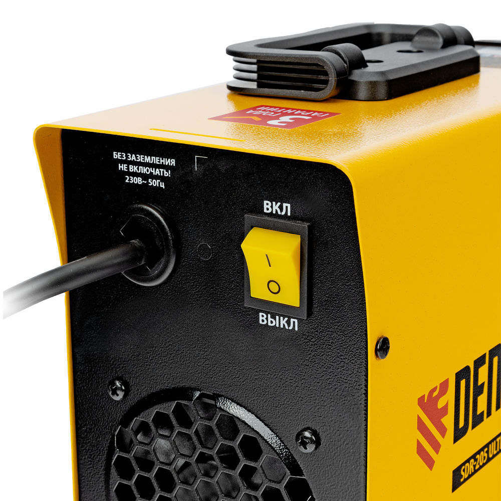 Аппарат инвертор. дуговой сварки SDR-185 Ultra, 180 А, ПВ 60% Denzel (94359)