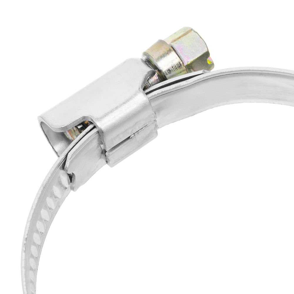 Хомуты металлические, Стандартное болтовое крепление 40-60 мм, 50 штук в упаковке, ширина 9 мм Сибртех (47562)