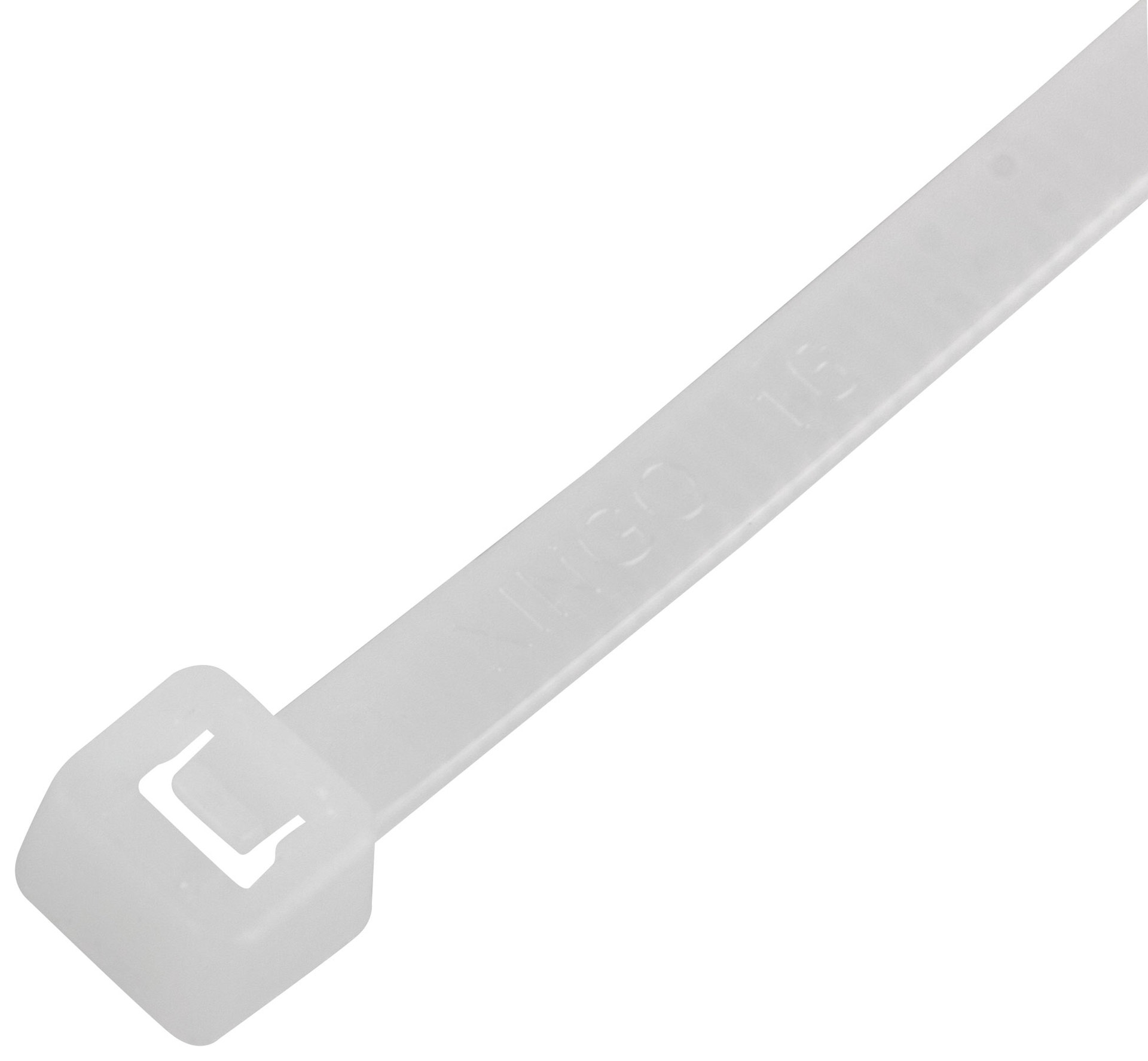 Хомуты нейлоновые для проводов, белые 100 шт., 4,8х300 мм (60376)