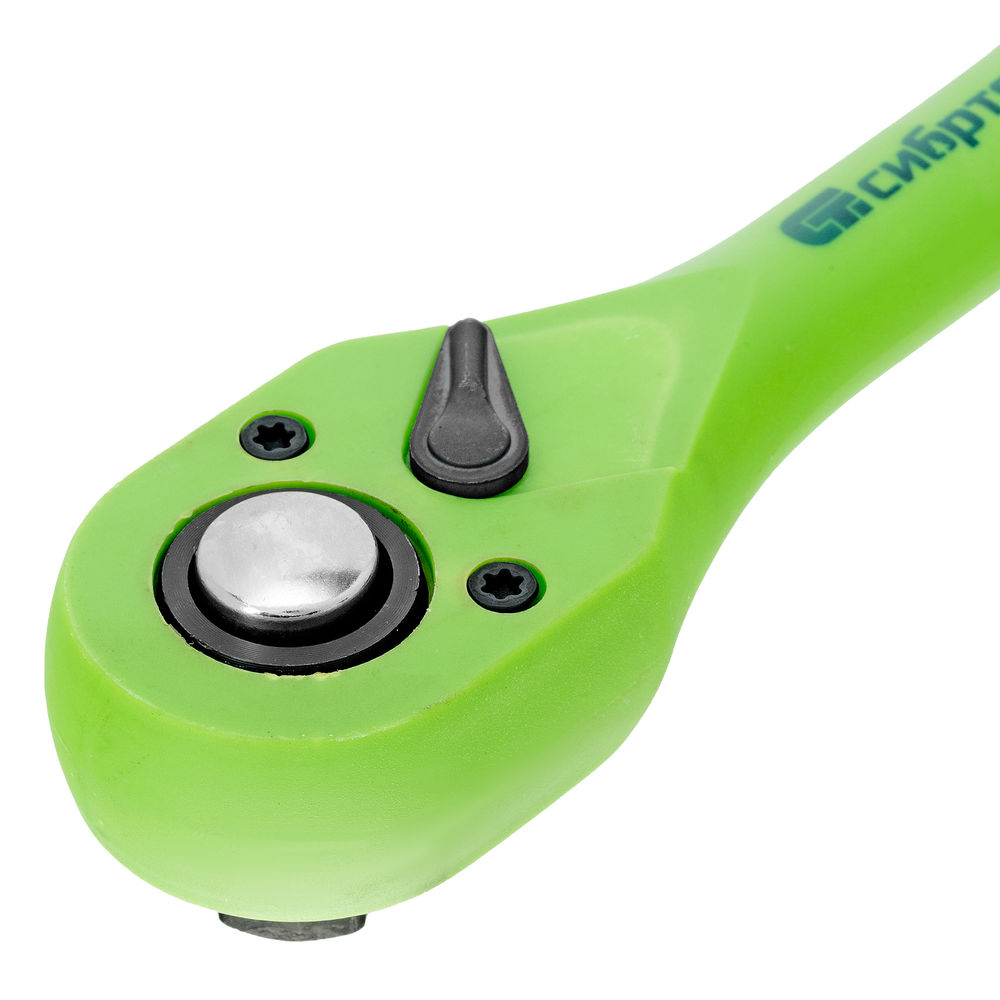 Ключ-трещотка 1/2, CrV, 72 зуба, с быстрым сбросом Сибртех