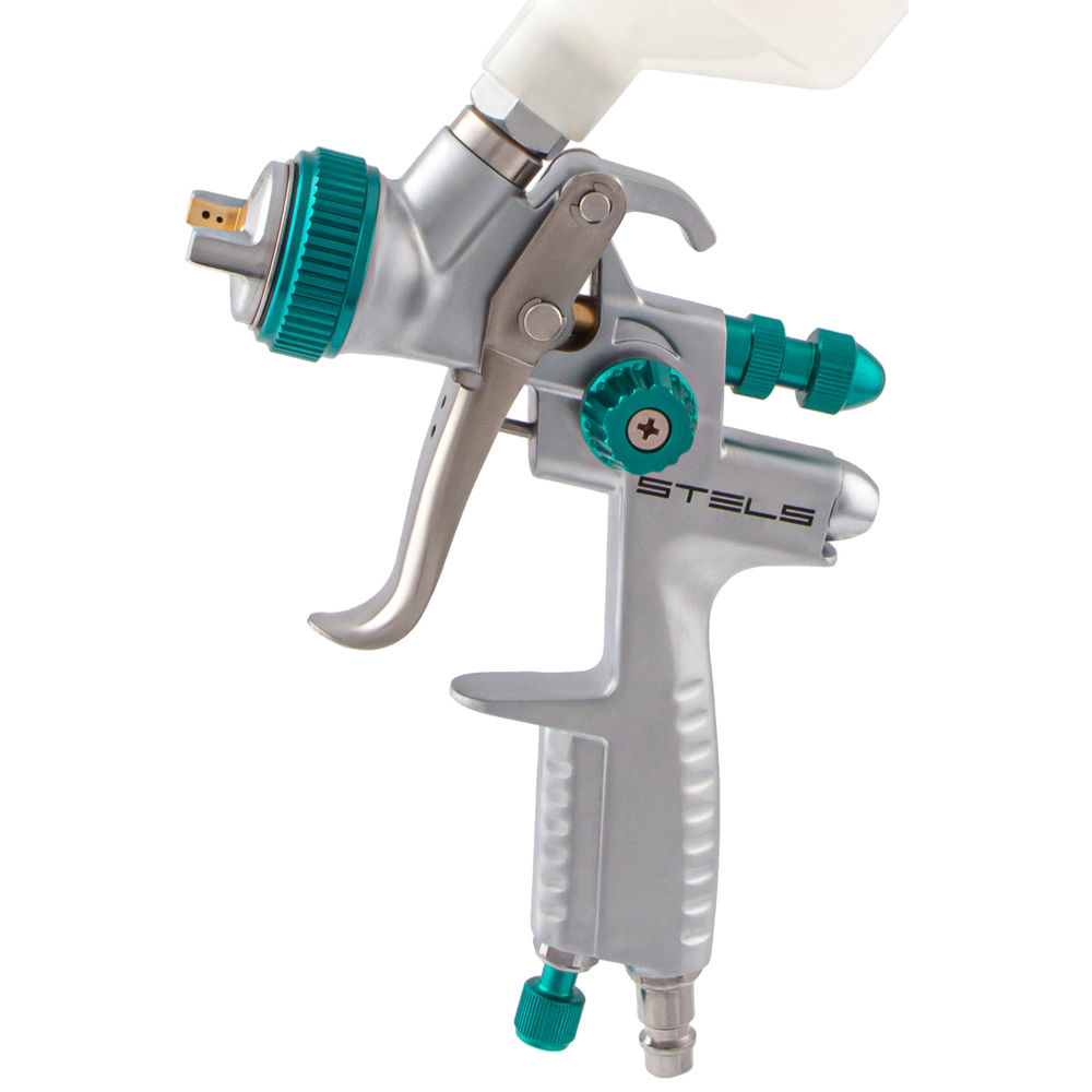 Краскораспылитель AG 901 LVMP профессиональный, гравитационного типа, сопло 1.3 и 1.1 мм Stels (57365)