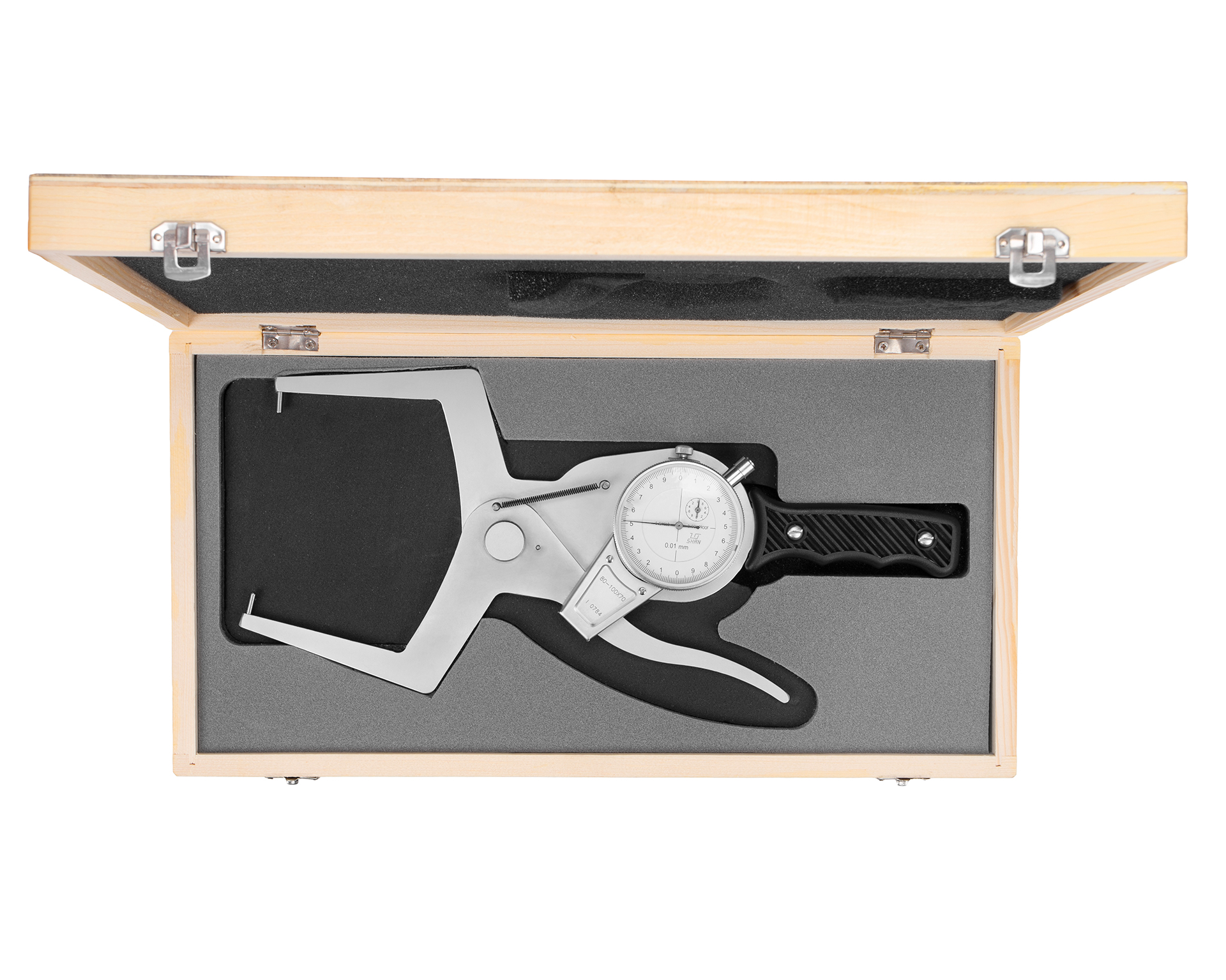 Кронциркуль индикаторный 80-100мм (L= 70) 0.01 д/наружных измерений SHAN