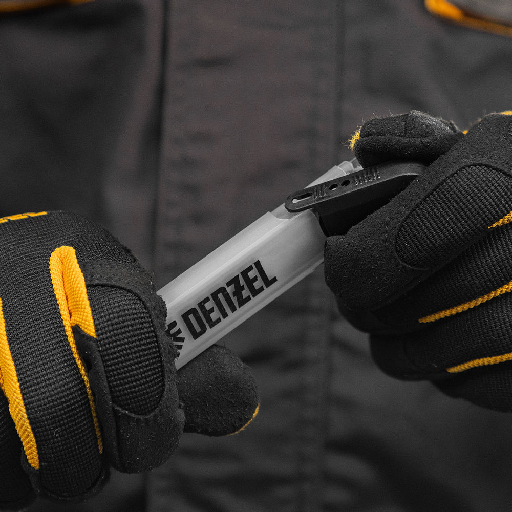 Лезвия, 18 мм, нерж. сталь 440, 0,5 мм, 5 штук Denzel (79307)