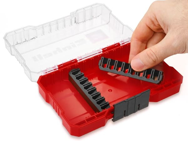 Набор бит и головок Einhell 28 предметов,ударопрочные,битодержатель,S-case (108703)