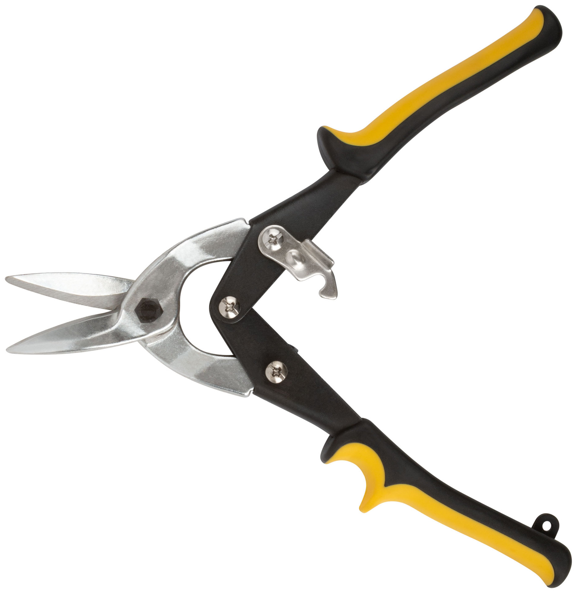 Ножницы по металлу Aviation усиленные, прорезиненные ручки, прямые 250 мм (41470)