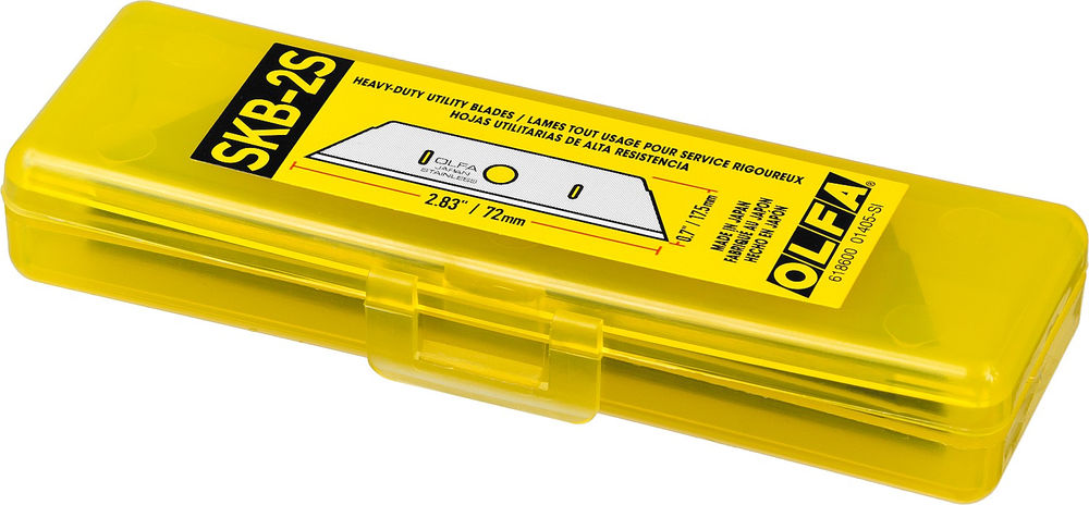 Трапециевидное лезвие SK-12, 17.5 мм, из нержавеющей стали, 10 шт OLFA OL-SKB-2S/10B