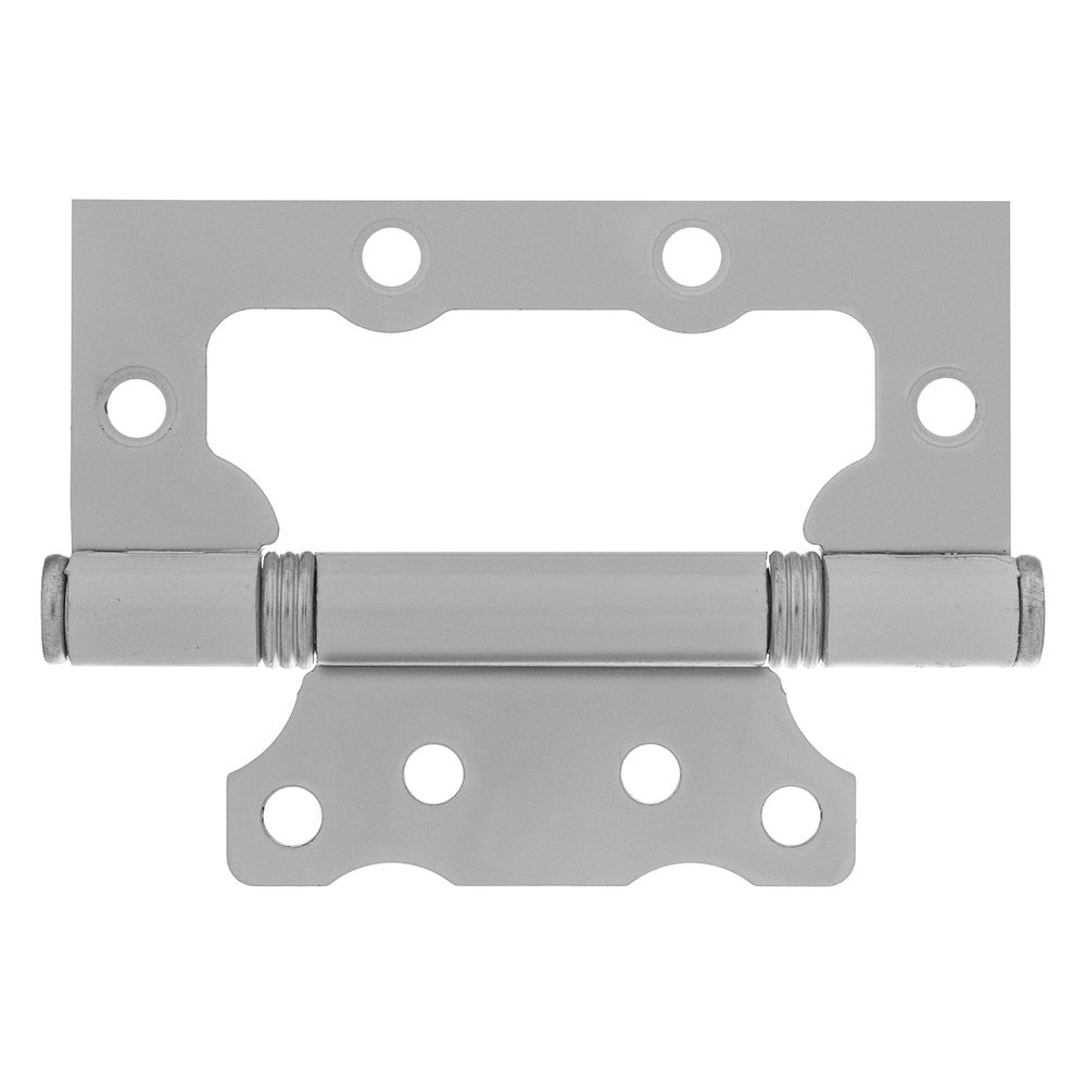 Петля накладная ПНУ-100, белая, 4 шт, (Металлист) (91565)